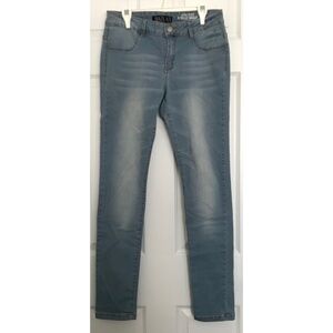 Y2K BRAZIL Skinny Jeans Denim Low Rise M Fit Light Blue Faded